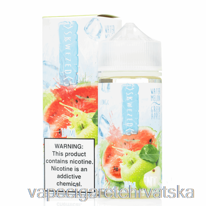 Vape Hrvatska Led Lubenica Zelena Jabuka - Skwezed - 100ml 0mg